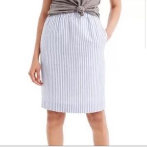 J Crew Striped Skirt